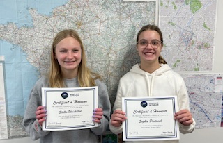 French Students Earn Creative Writing Accolades 