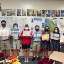 Middle School Students Celebrate European Day of Languages Middle School Students Celebrate European Day of Languages