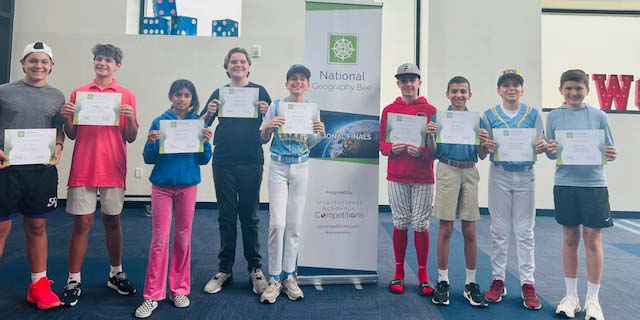 Sixth Graders Excel in Regional Geography and History Bees