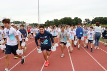 Sixth Graders Participate in Water Walk for South Sudan