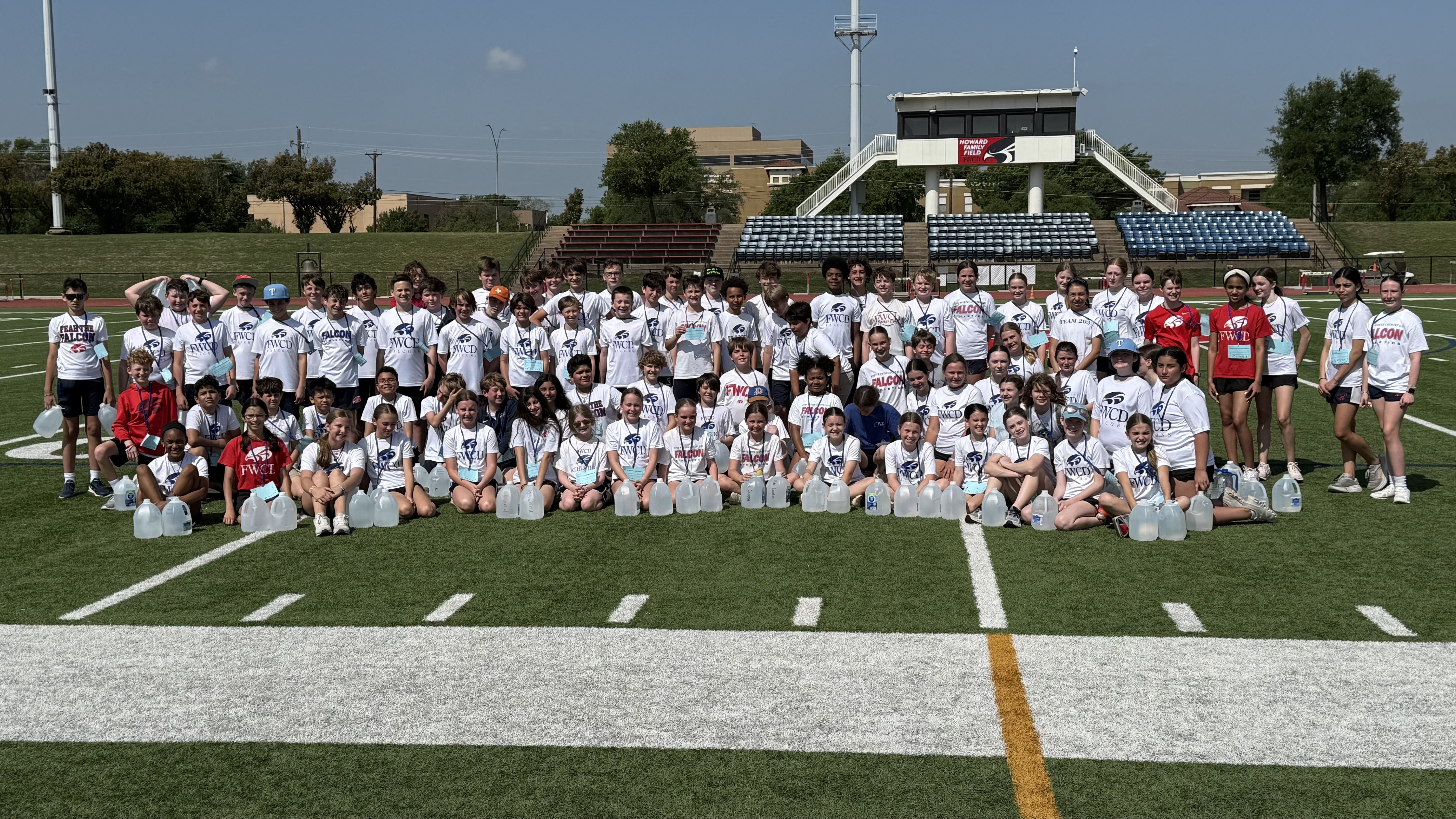 Sixth Graders Surpass Goal in Water Walk
