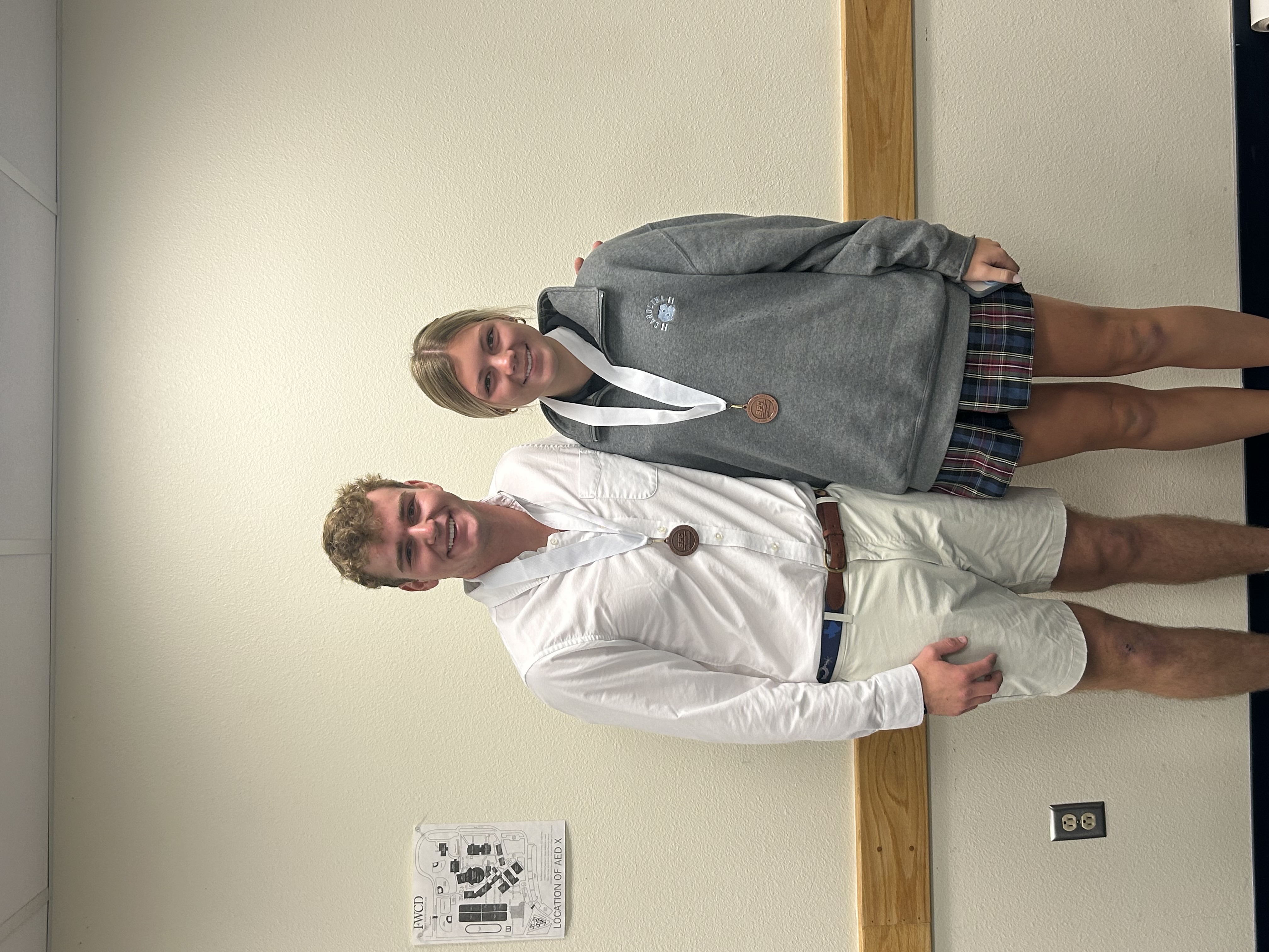 Two Falcons Earn SPC Sportsmanship Award