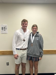 Two Falcons Earn SPC Sportsmanship Award