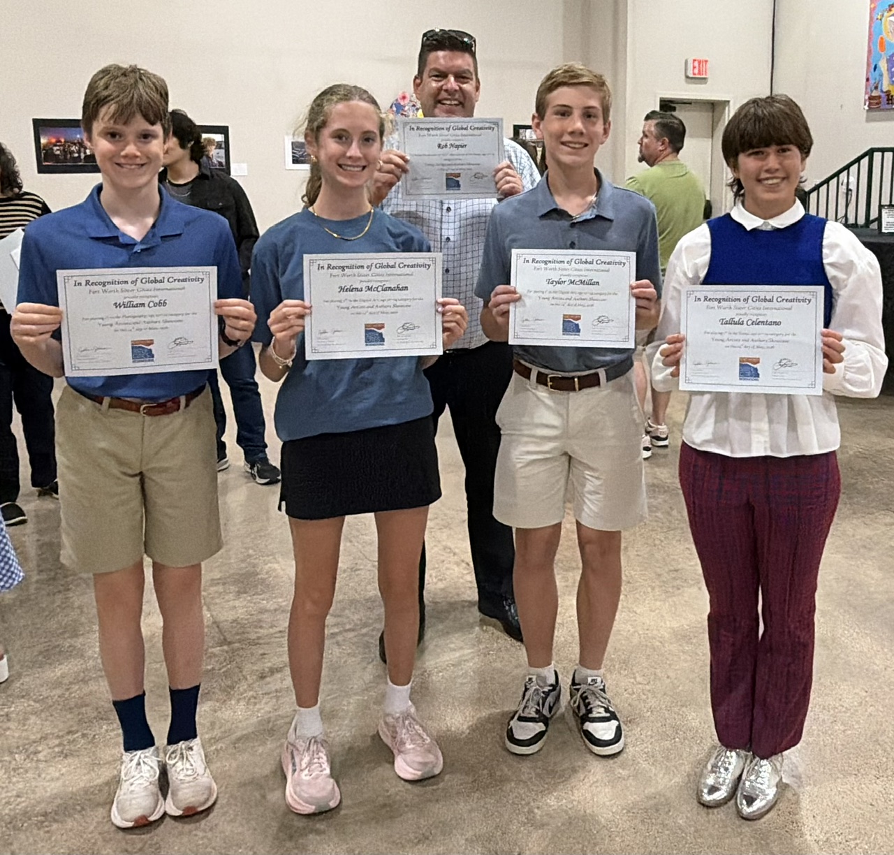 FWCD Represents at the FWSCI Young Artists and Authors Showcase