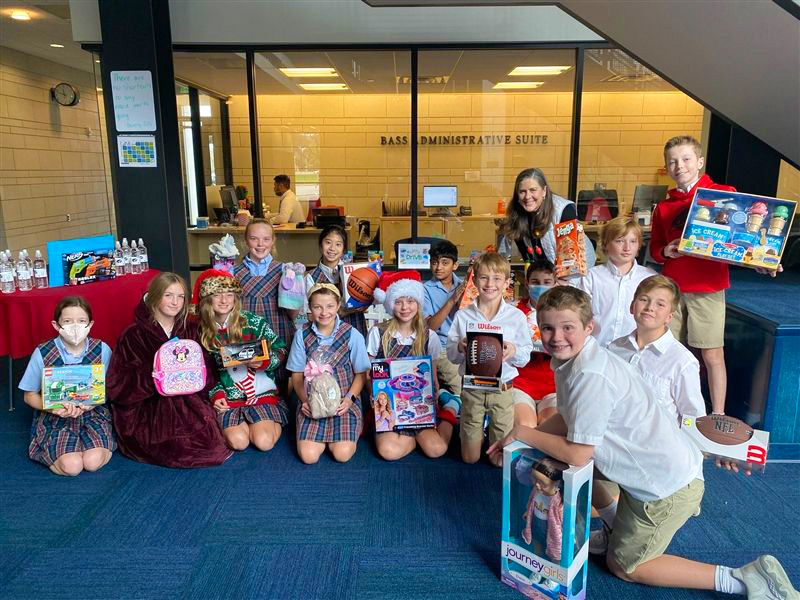 The Middle School Holiday Toy Drive collected more than 300 toys for Como Community Center.