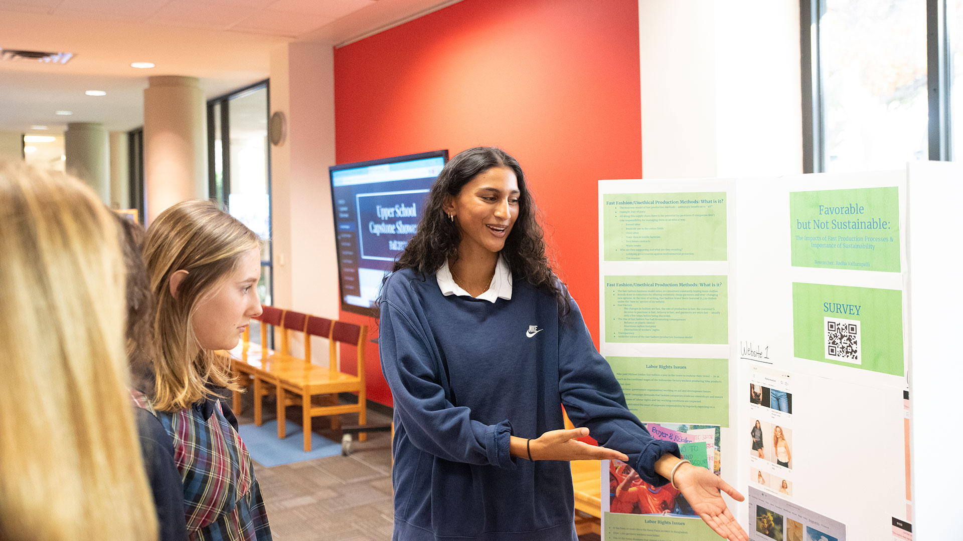 Fourteen seniors presented Capstone projects in December 2023.