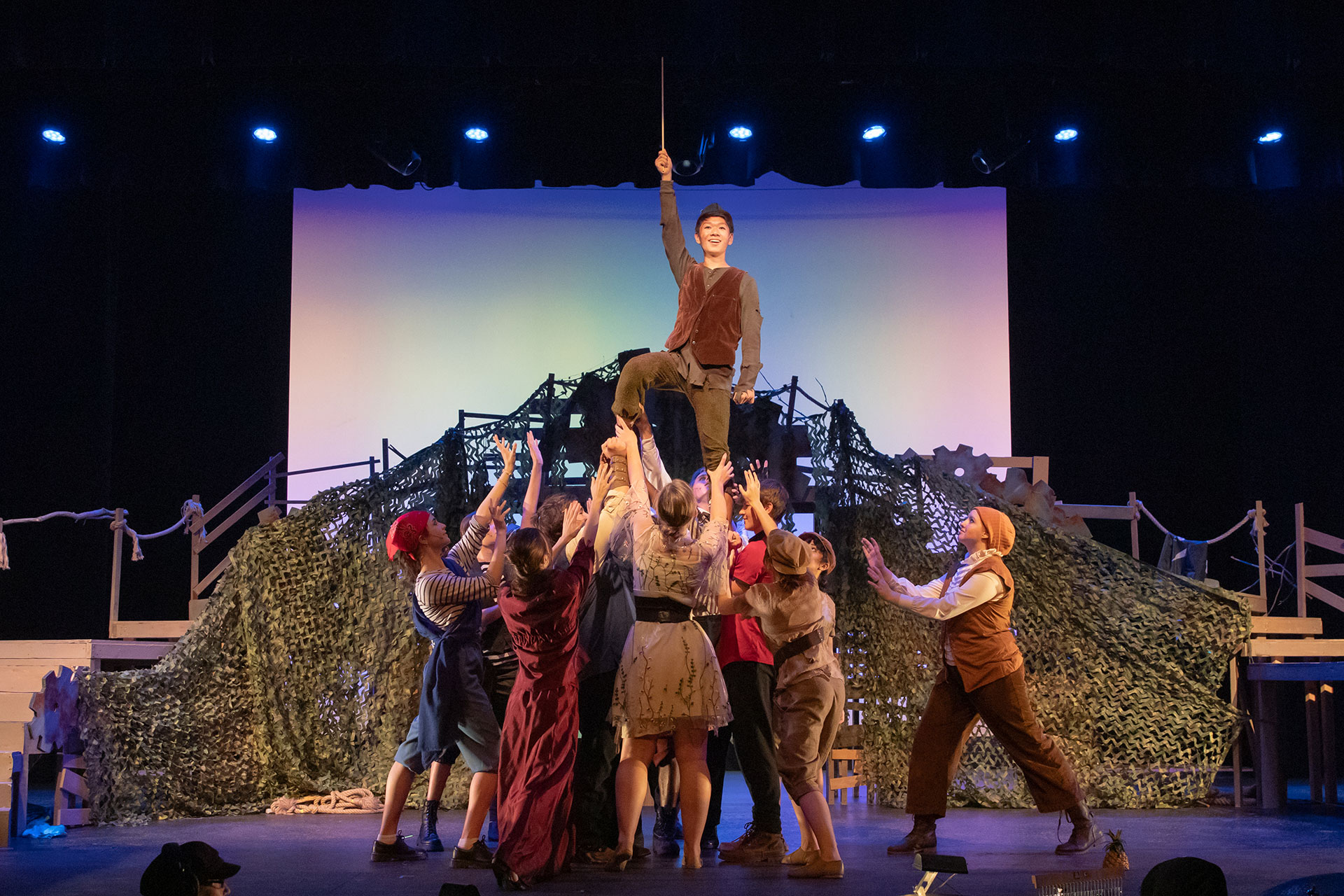 Upper School students performed Peter and the Star Catcher for their fall play.