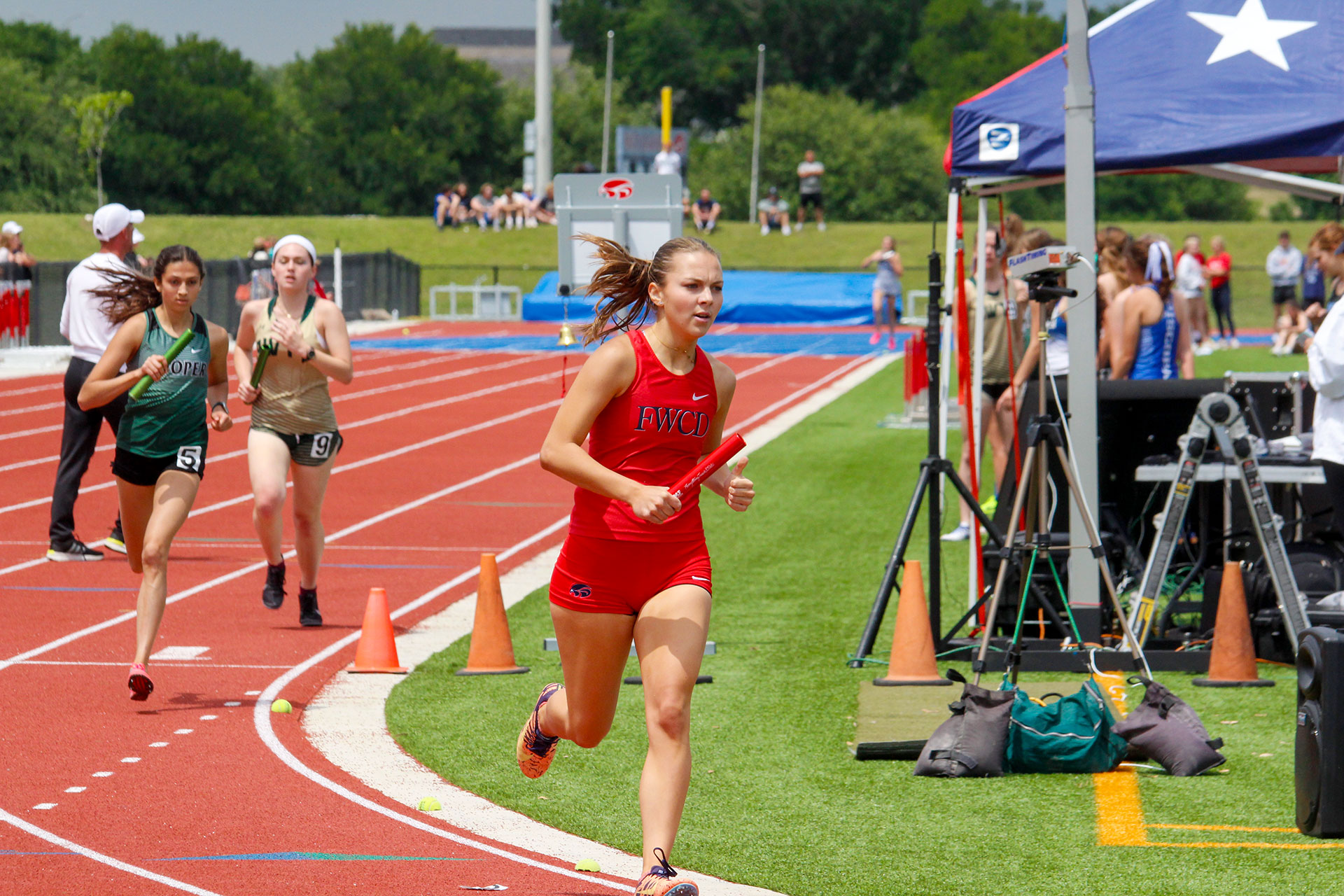 Three FWCD teams earned first-place finishes in the Spring 2023 SPC Championship: softball, boys track, and girls track.