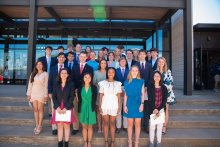 19 Upper School Students Inducted into Prestigious Cum Laude Society