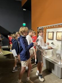 Latin Students Dive into Ancient Roman History at Local Exhibit Latin Students Dive into Ancient Roman History at Local Exhibit