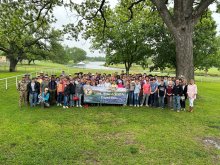 Seventh Grade Enjoys Prairie Day at Mustang Creek Ranch