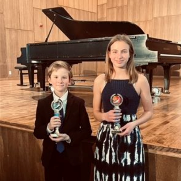 Fifth-Grader Shines in Duo-Piano Competition