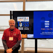 Trainer Ed helps Team Up for Sports Safety