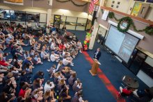 FWCD Board Members Visit Classes