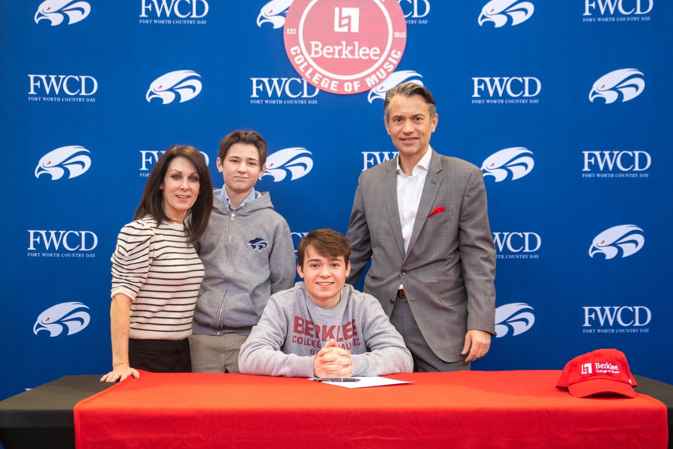 Fine Arts Senior Signs with Berklee College of Music